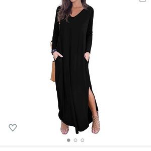 Black maxi dress NWT